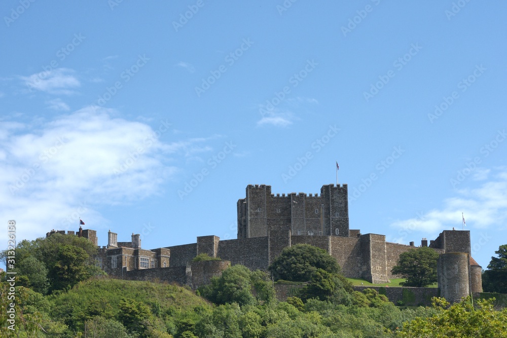 Dover Castle in Summer England