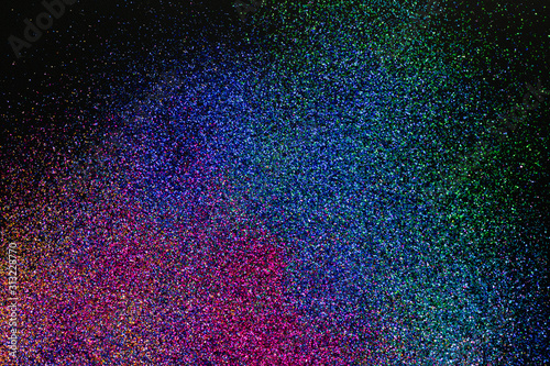 closeup colourful glitters abstract background