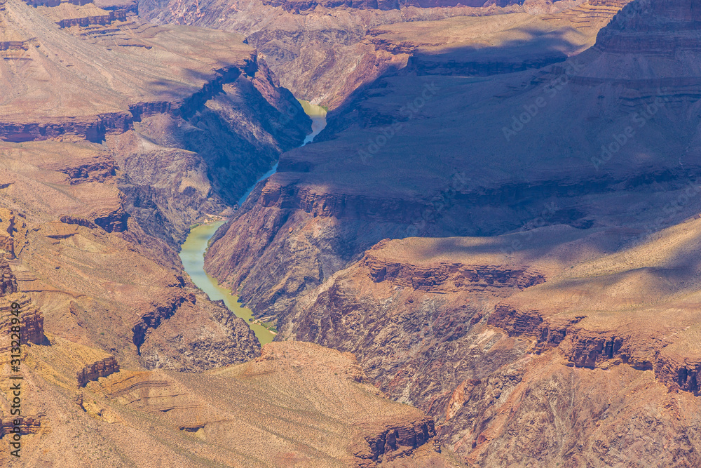 The Colorado River in the Grand Canyon, Arizona, USA. The Colorado River in the Grand Canyon, Arizona, USA.