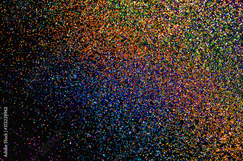 closeup colourful glitters abstract background