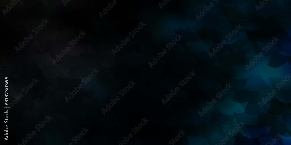 Light BLUE vector background in polygonal style. Light BLUE vector background in polygonal style.