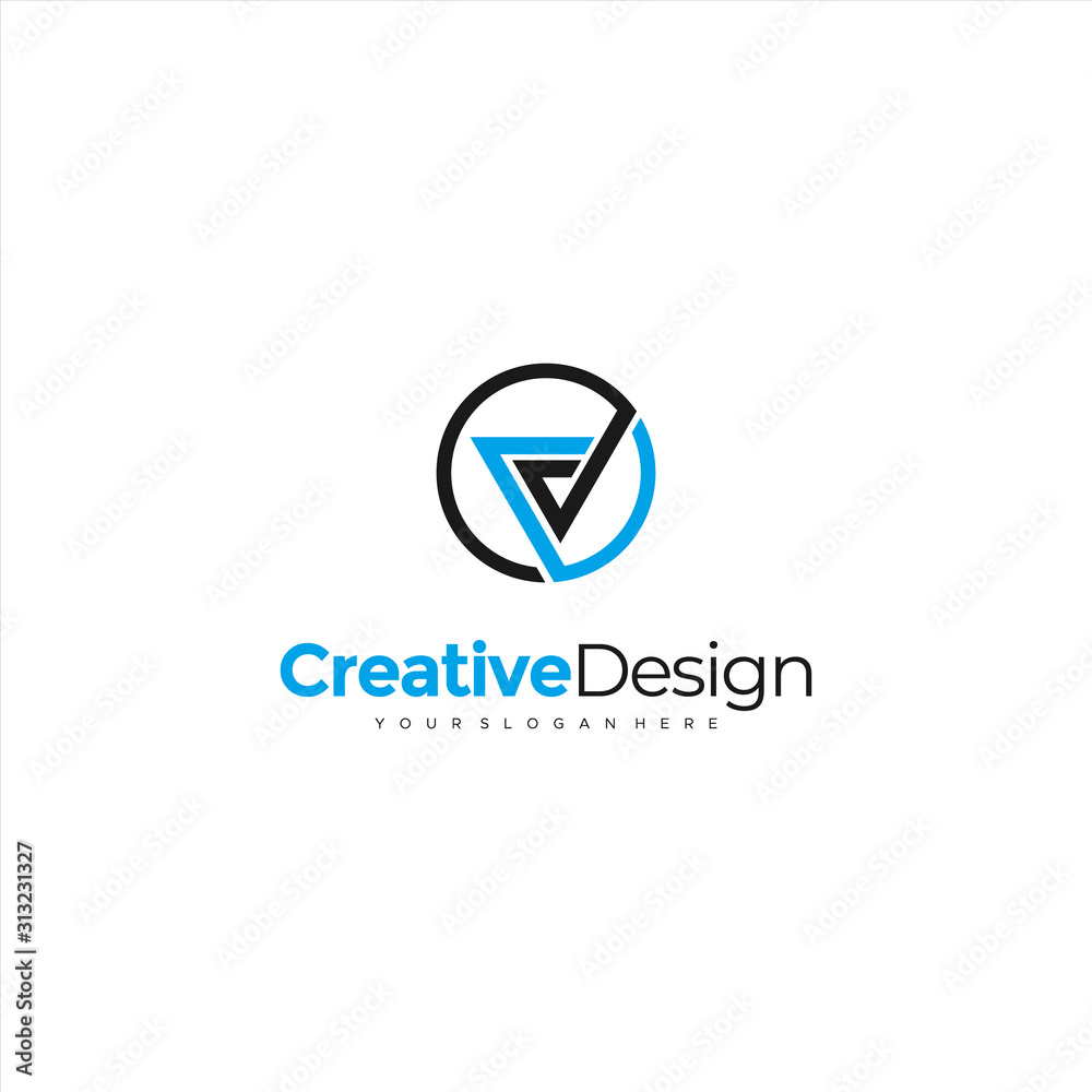 LETTER CD Initial CD Design Monochrom Best Design Collection LETTER CD Initial CD Design Monochrom Best Design Collection