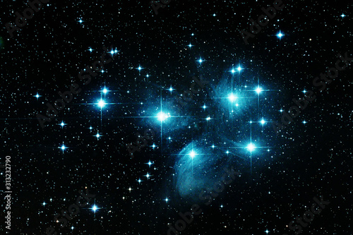 Pleiades star formation photo