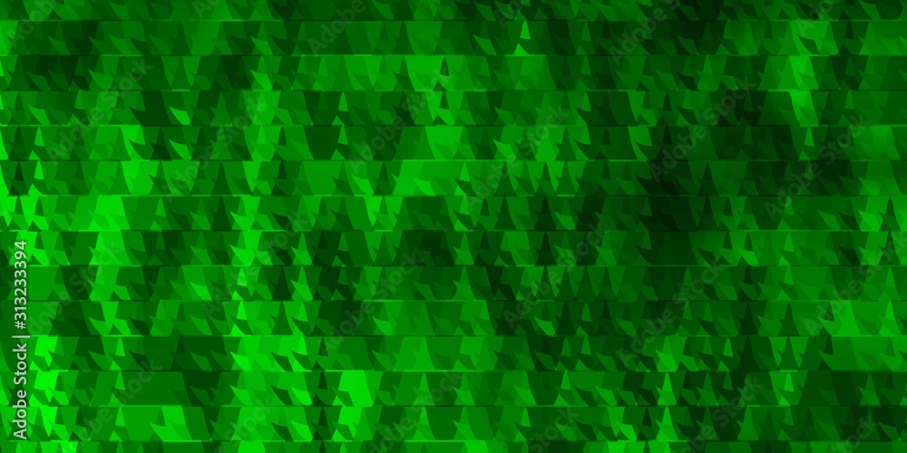 Light Green vector background with lines, triangles. Light Green vector background with lines, triangles.