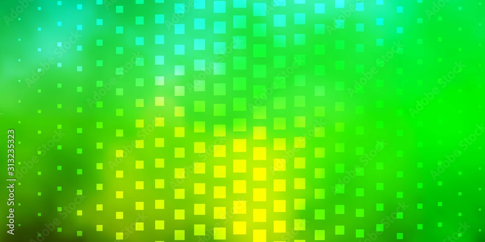 Light Green vector pattern in square style. Rectangles with colorful gradient on abstract background. Pattern for business booklets, leaflets Light Green vector pattern in square style. Rectangles with colorful gradient on abstract background. Pattern for business booklets, leaflets