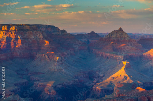 Sunset over the Grand Canyon Colorado, Arizona, USA