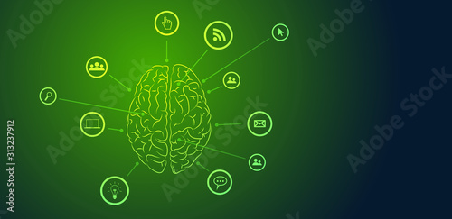  intelligenza collettiva, tecnologia, cervello, emisferi, mente, pensiero,