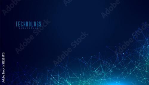 technology polygonal mesh digital concept background design