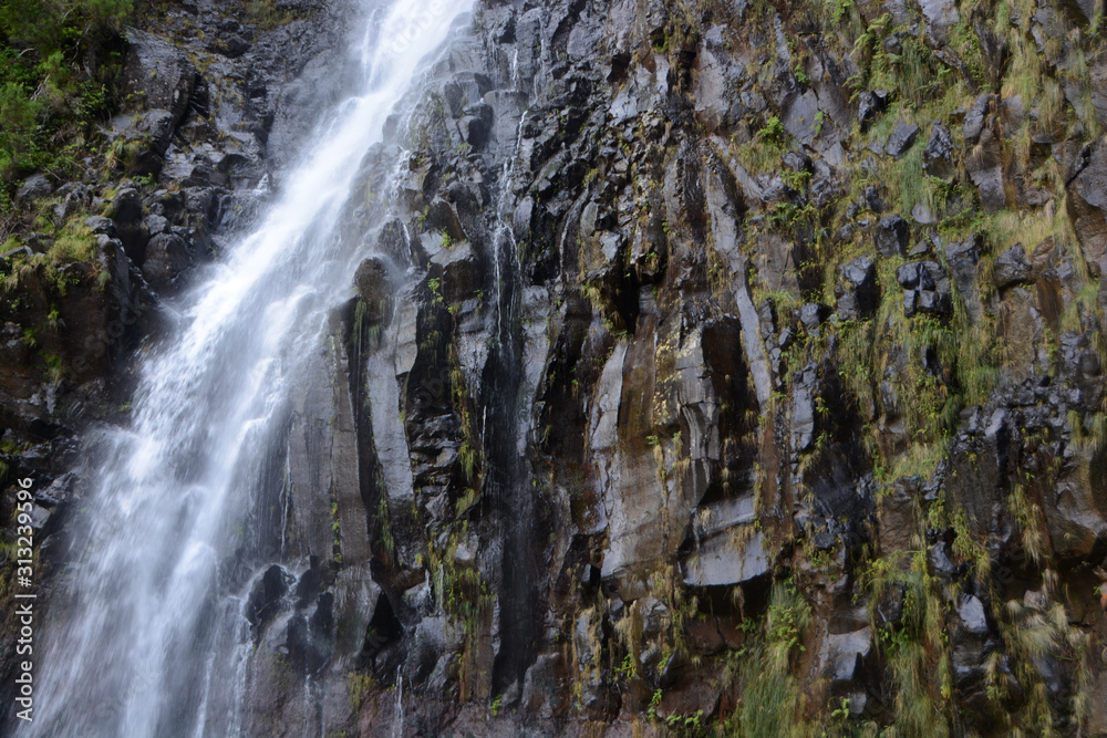 Obraz premium visiting the waterfalls and levadas of Madeira, Portugal