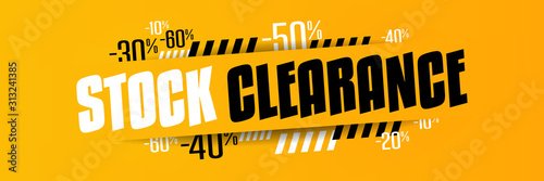 Stock clearance