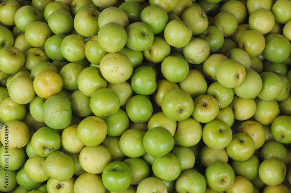 Jujube fruits at street market Jujube fruits at street market