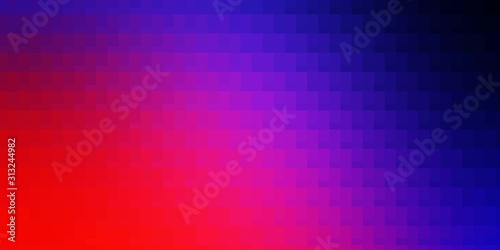 Light Blue, Red vector layout with lines, rectangles. Rectangles with colorful gradient on abstract background. Pattern for commercials, ads.