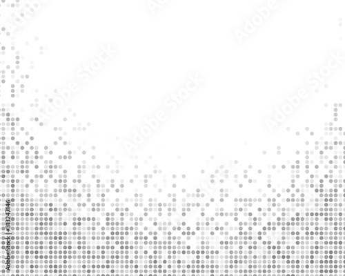 Gray White Random Dots Background, Creative Design Templates