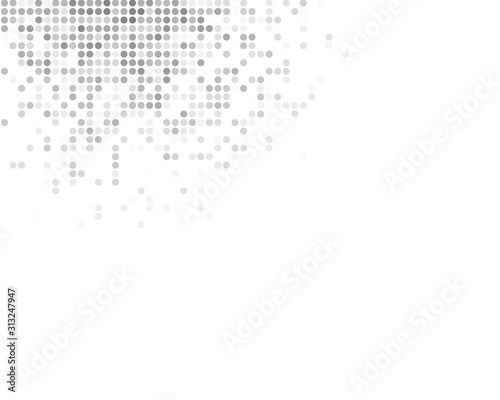 Gray White Random Dots Background, Creative Design Templates