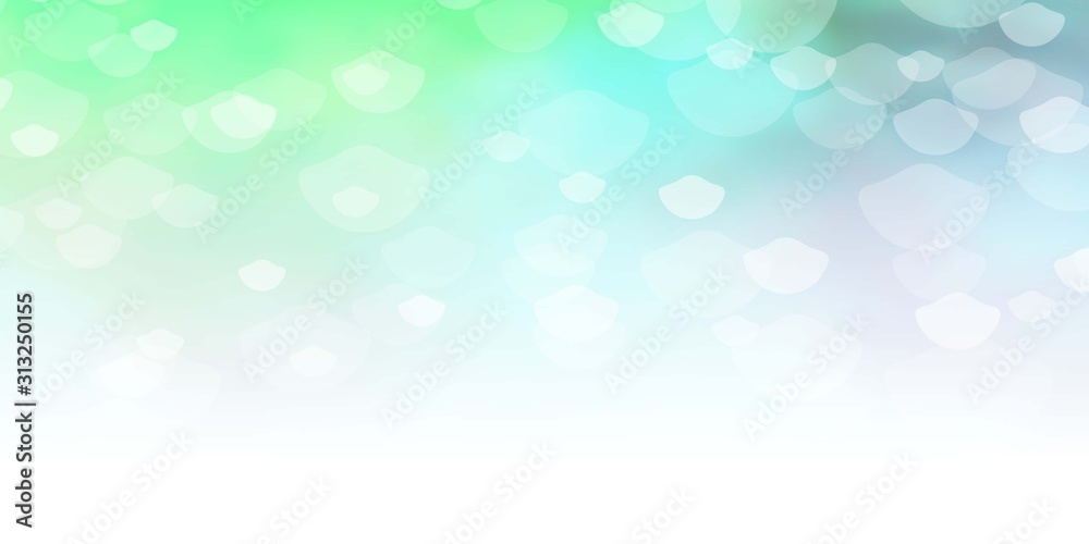Light Blue, Green vector backdrop with circles. Modern abstract illustration with colorful circle shapes. Pattern for websites, landing pages. Light Blue, Green vector backdrop with circles. Modern abstract illustration with colorful circle shapes. Pattern for websites, landing pages.
