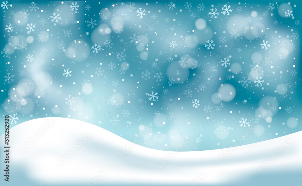 Winter Christmas background Winter Christmas background