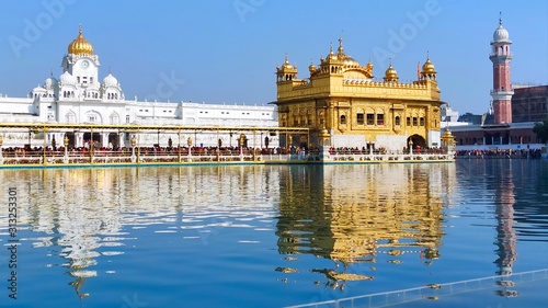Golden Temple at Amritsar in state of pujab