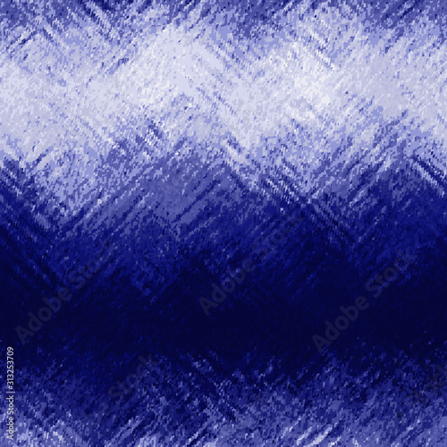 Unnatural different digital tie dye like psychedelic grungy indigo navy blue seamless repeat vector eps 10 pattern swatch.