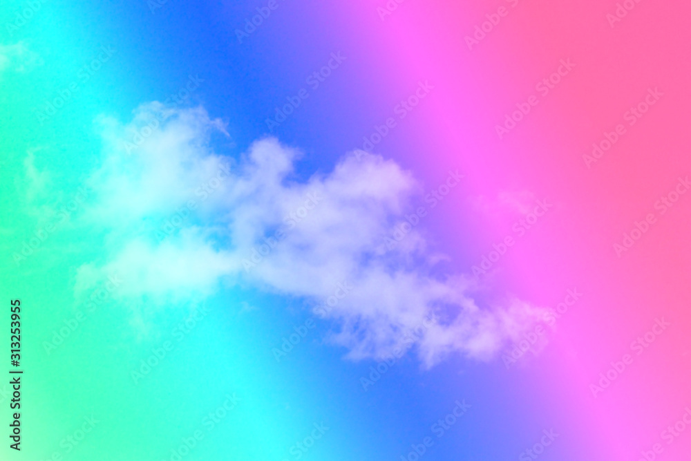 sky and cloud background with a pastel color. - obrazy, fototapety, plakaty 