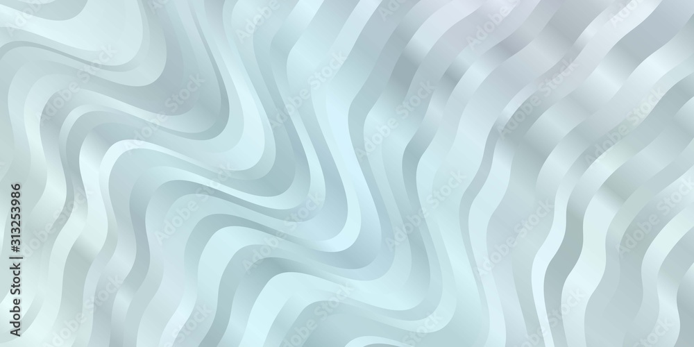 Obraz premium Light BLUE vector template with lines. Colorful illustration in abstract style with bent lines. Pattern for websites, landing pages.