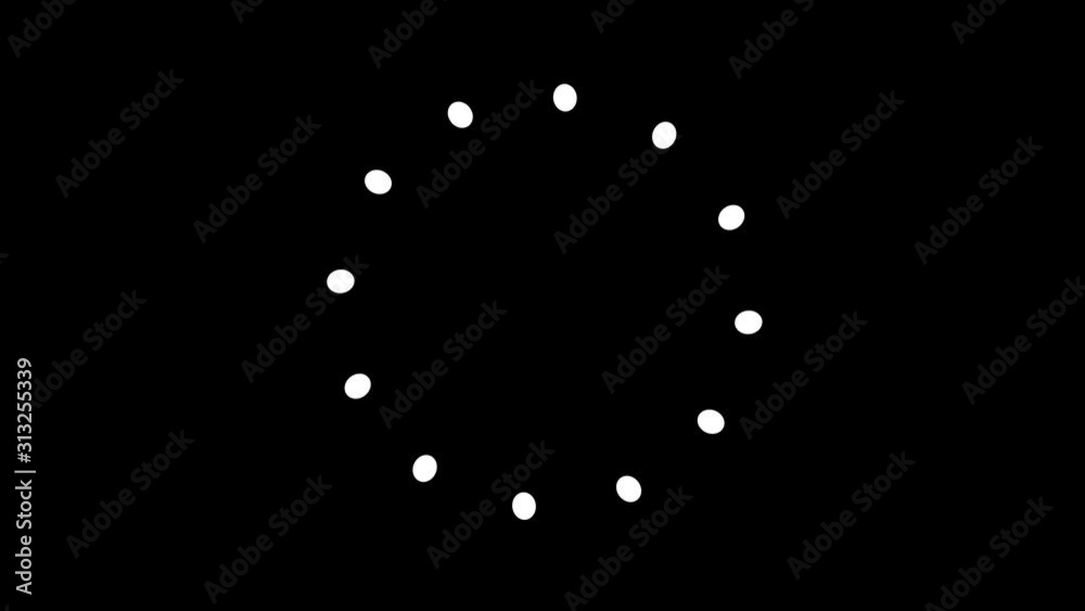 2D Explosive Motion fireworks. Fast movement of modern circles