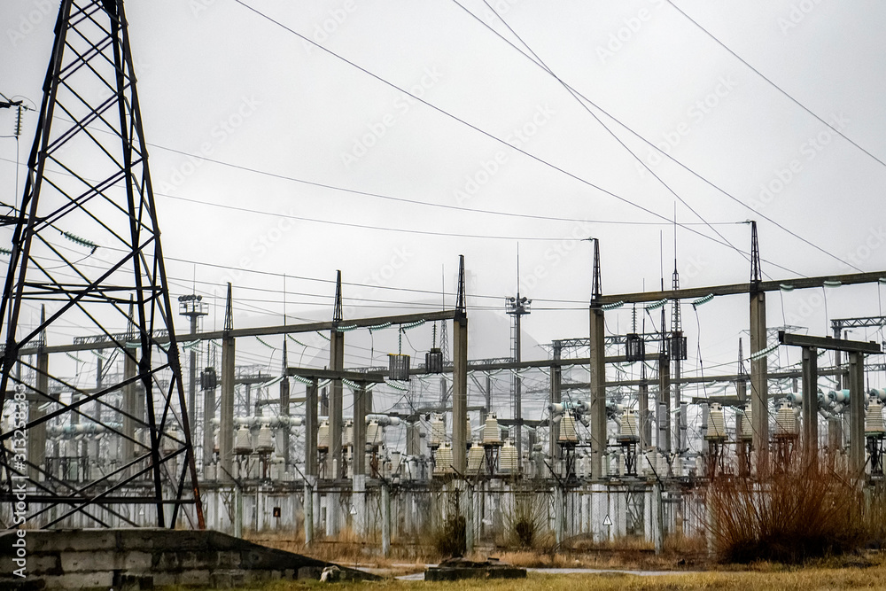 New safe confinement arch over reactor 4 of Chornobyl Nuclear Power Station. Chernobyl, Ukraine, December 2019 New safe confinement arch over reactor 4 of Chornobyl Nuclear Power Station. Chernobyl, Ukraine, December 2019
