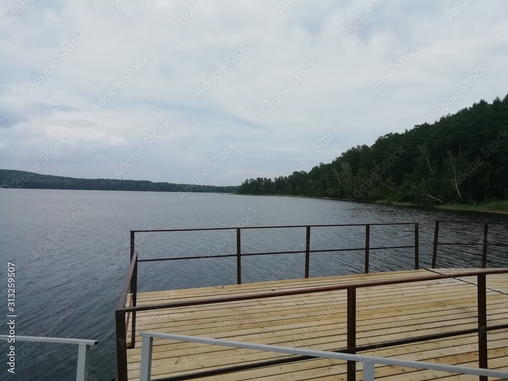 pier on the lake