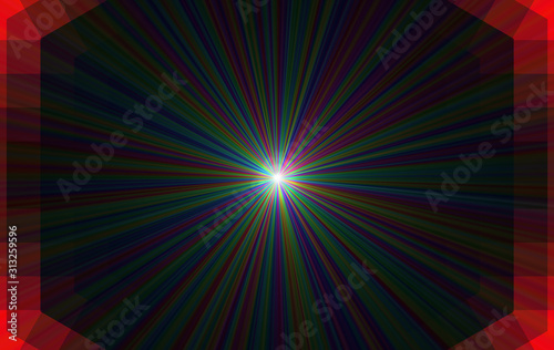 abstract background with rays