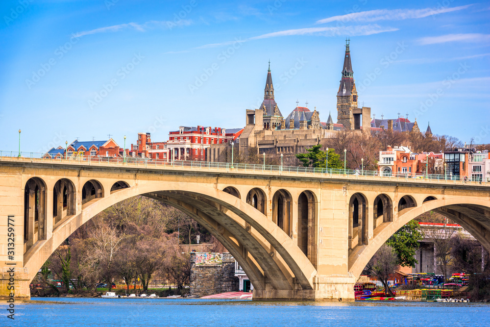 Naklejka premium Georgetown, Washington DC, USA