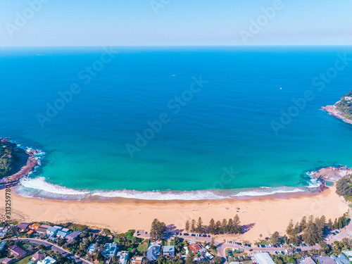 Palm Beach, Sydney by helicopter aerial © jamenpercy