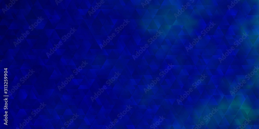 Light BLUE vector pattern with lines, triangles. Light BLUE vector pattern with lines, triangles.