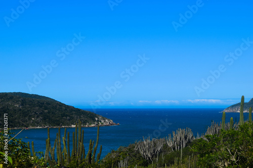 Top of the hill view of praia do forno