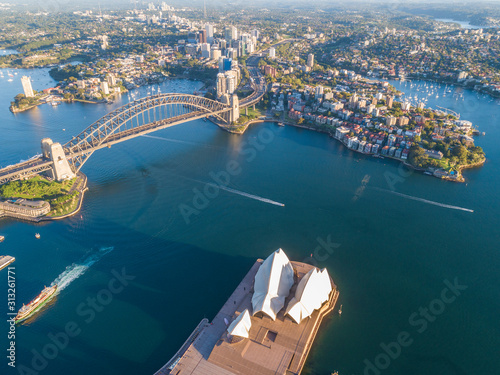 Sydney Harbour from above