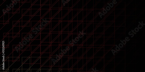 Dark Green, Red vector texture with lines. Modern abstract illustration with colorful lines. Pattern for websites, landing pages. © Guskova