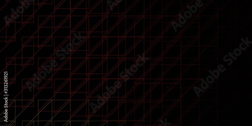 Dark Green, Red vector texture with lines. Modern abstract illustration with colorful lines. Pattern for websites, landing pages.