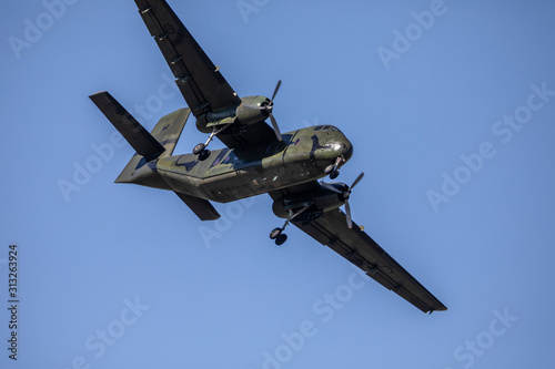 Old Transport plane from the Vietnam war photo