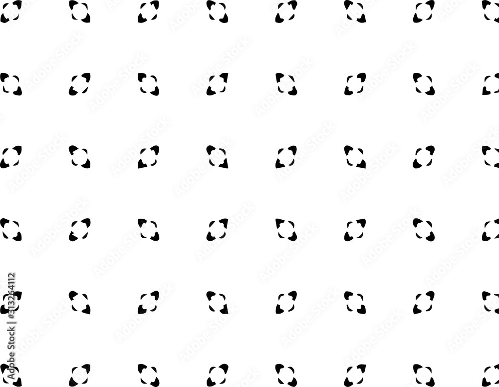 Abstract geometric pattern in ornamental style. Black and white color. Seamless design texture. Abstract geometric pattern in ornamental style. Black and white color. Seamless design texture.