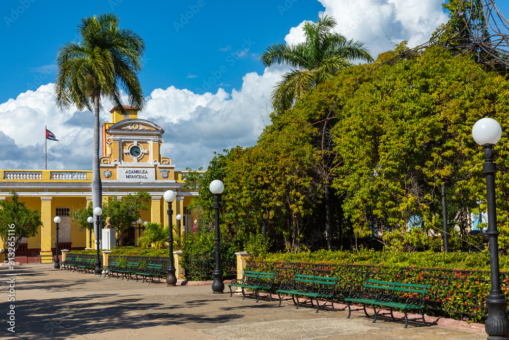 Main square in Trinidad, Cuba. Unesco World Heritage Site.
