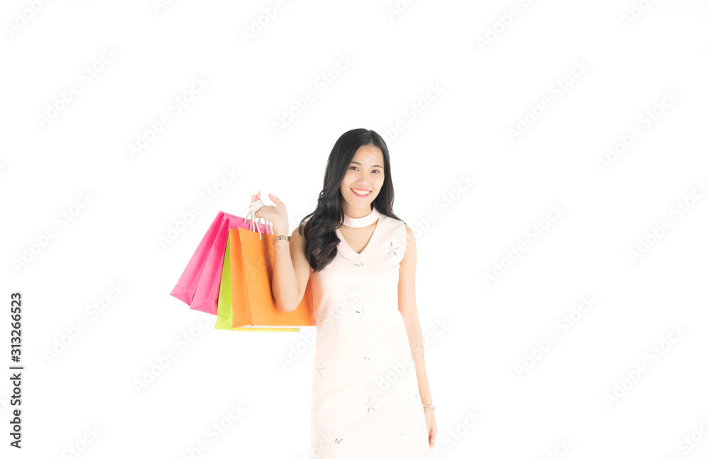online shopping concept women shopping online on smartphone and monthly items and promotions