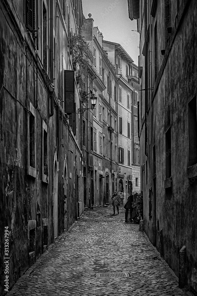 Rome Narrow Street