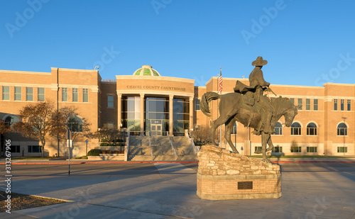Chaves County Courthouse in downtown Roswell, New Mexico photo