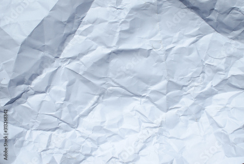 Wrinkled white paper for backgrounds and copy areas