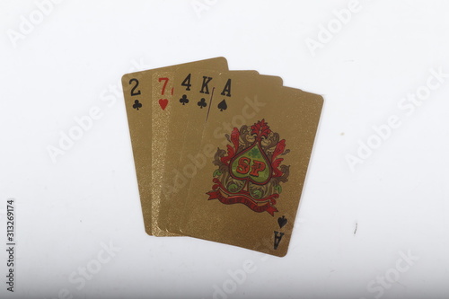 Gold deck of cards