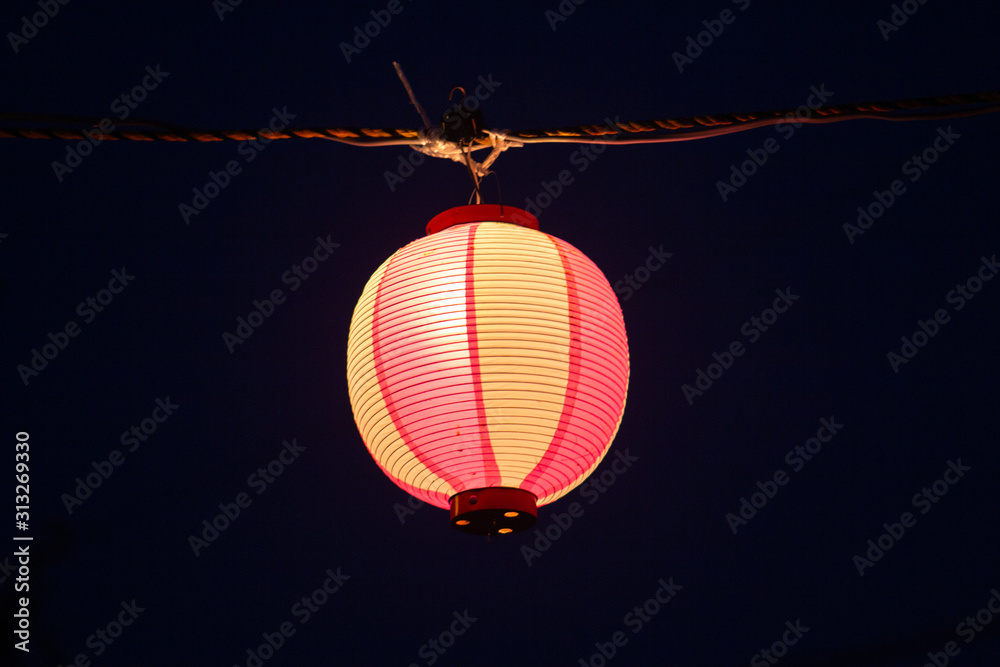 Obraz premium ピンクの提灯