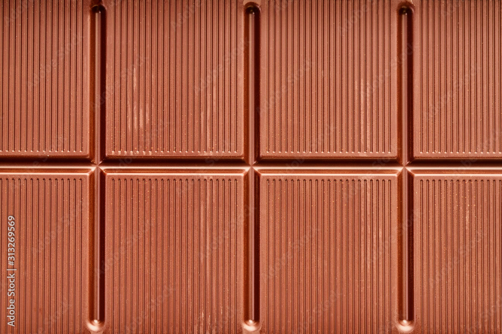 Fototapeta premium chocolate bar texture closeup