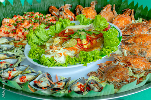 seafood background