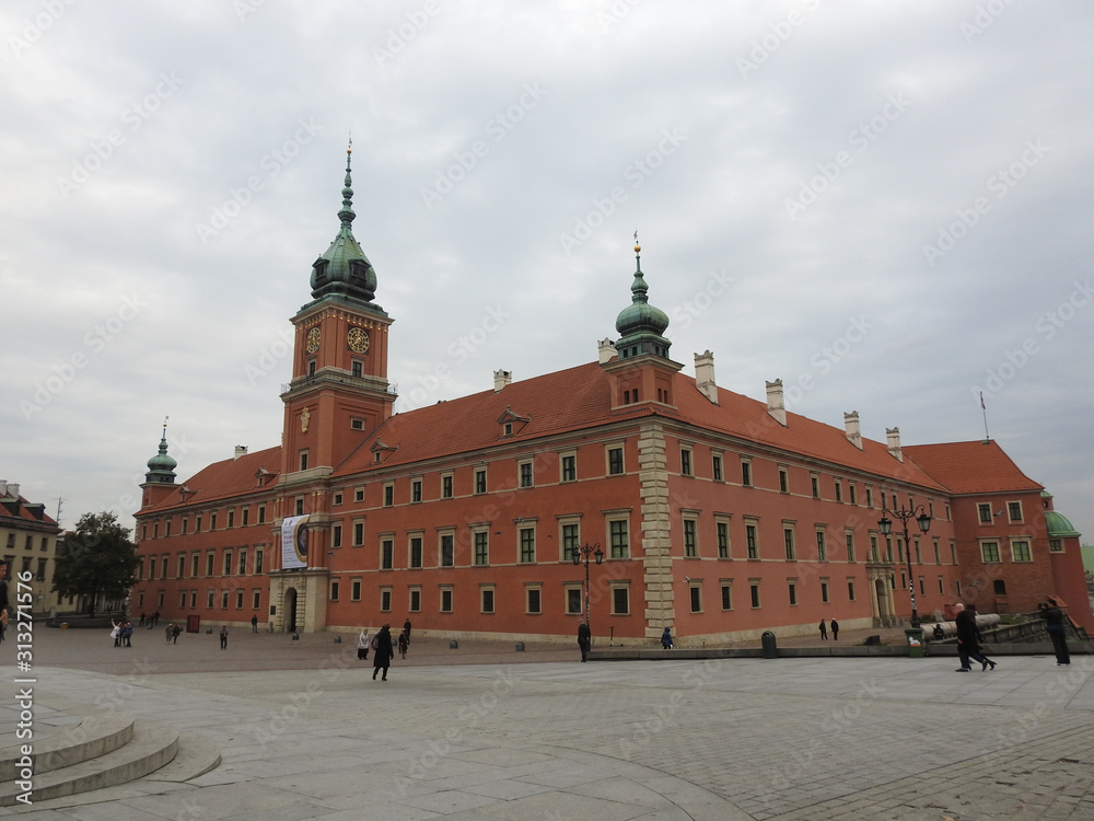 Obraz premium Castle in Warsaw