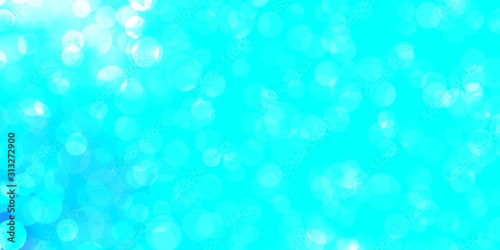 Light Blue, Green vector background with bubbles. Light Blue, Green vector background with bubbles.