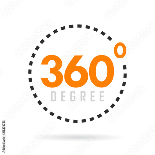 360 degree vector logo