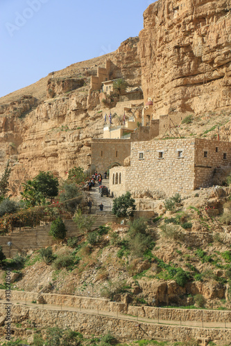 Obraz na płótnie Wadi Qallat in Jericho Palestine w salonie